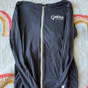 Goddess and the Baker zip up hoodie